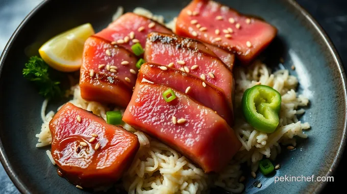 Seared Ahi Tuna with Sesame Crust