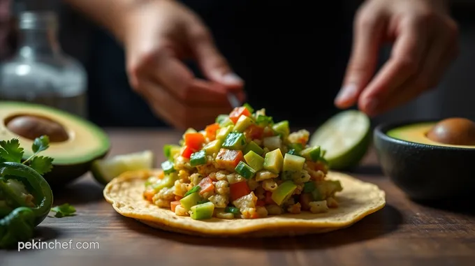 Tostaguac: Crunchy Tortilla Tacos with Creamy Guacamole