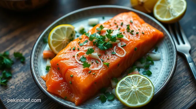 Zesty Salmon Crudo with Citrus and Herbs